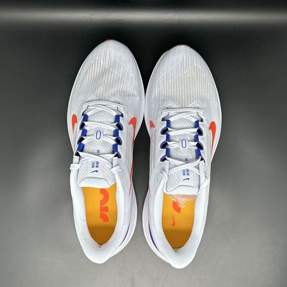 Nike Air Winflo 9 White Red Blue Athletic Running Shoes DD6203-006 Men's Sz 11.5 - Picture 3 of 10